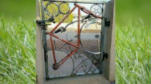 Что сделать из старого велосипеда. Дачные идеи.