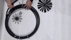 Гибкий вал для чистки вентиляции