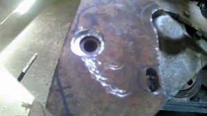 переходная плита для двигателя ока и кпп москвич