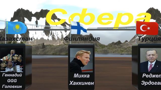 Популярные люди из разных стран