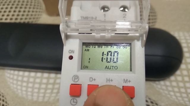 Sinotimer 7 Days Timer Switch TM919. Обзор программируемого таймера