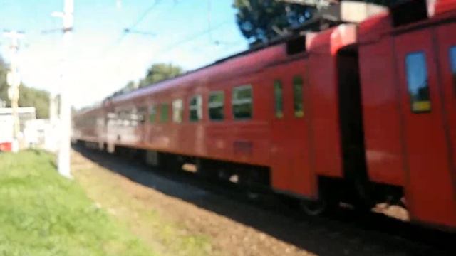 ЭД4М-0377 Аэроэкспресс На станции Переделкино С Приветливым машинистом