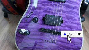 New Guitar UNBOXING ! ESP LTD MH-1000 NT  QM See Thru Purple