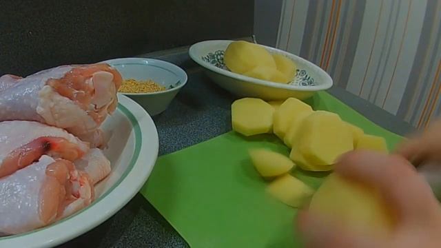 ВКУСНО И ПРОСТО: запеченные куриные ножки с картофелем в пакете для запекания