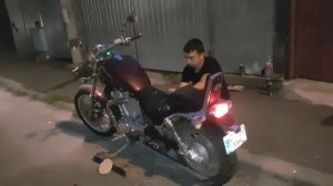 Suzuki Intruder Vs 750 sound exhaust