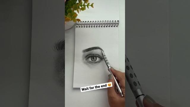 Wait for the end #art #artist #magic #sketch #eye #drawing #portrait