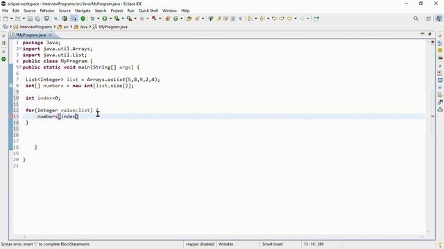Convert List To An Array #java #ListToArray смотреть онлайн