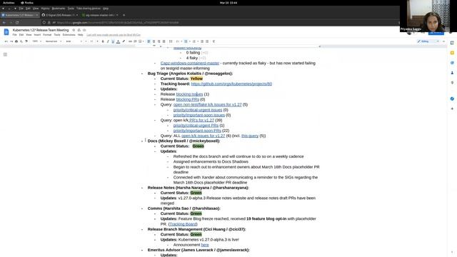 Kubernetes Release Team Meeting for 20230310 смотреть онлайн