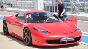 Сириус Автодром. Ferrari 458 Italia. TraqChallenge Plus.