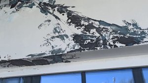 Лоджия покраска шпателем.