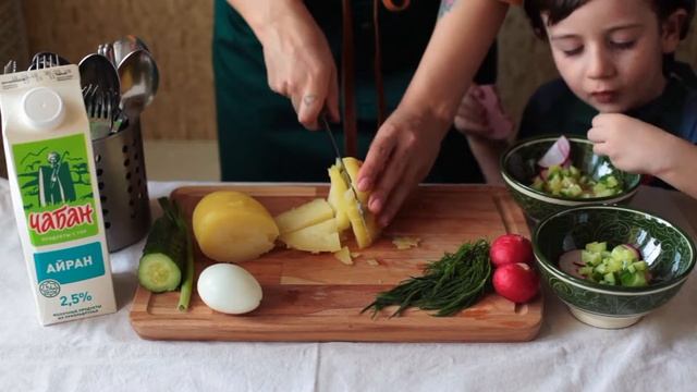 Окрошка на айране "Чабан"