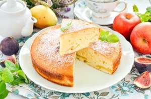 КАК ПРИГОТОВИТЬ ШАРЛОТКУ С МАНКОЙ И ЯБЛОКАМИ В ДУХОВКЕ