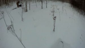 Длинный и короткий снегоход своими руками, тест драйв.