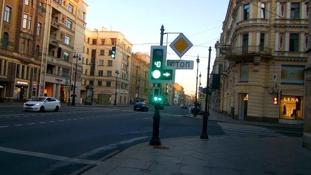 Санкт-Петербург.Невский Проспект Ранним Утром (Часть 8) смотреть онлайн