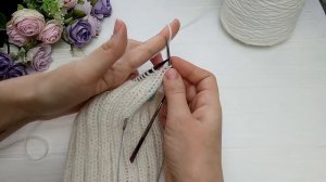 ПРОСТАЯ ЛОЖНАЯ КЕТТЛЕВКА / СВИТЕР С КОСАМИ ПОДРОБНЫЙ МАСТЕР КЛАСС