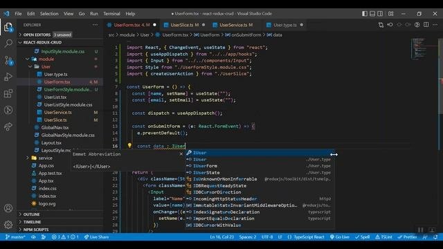 10. React CRUD Application With Redux, JSON Server, Router, Axios - Submit Form Data