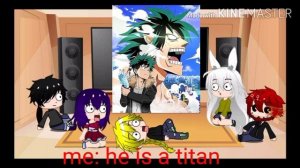 Mha pro heroes react to deku au's part 2
