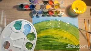 Летний пейзаж. для детей дошкольного возраста 5-6 лет