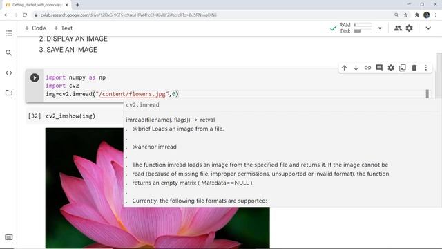 Opencv with Google Colab | Read, Display, and Write Images using OpenCV  in google Colab