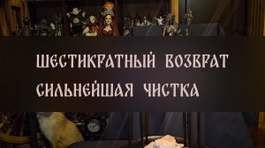 ШЕСТИКРАТНЫЙ ВОЗВРАТ. СИЛЬНЕЙШАЯ ЧИСТКА. ДЛЯ ВСЕХ ▴ ВЕДЬМИНА ИЗБА. ИНГА ХОСРОЕВА