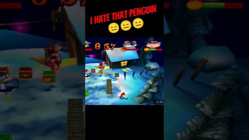 penguin hell #retrogaming #ретроигры #crashbandicoot #shortsgaming #retrogames #playstation #psx