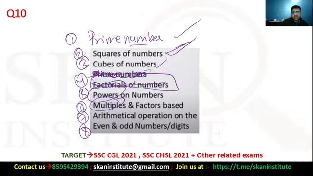 Classification - 1 (Reasoning) Live class for SSC 2021 | Free coaching for SSC CGL / CHSL | class 3