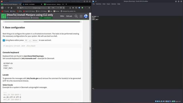 How to Install Manjaro Minimally: The Arch Way! | DenshiHelp смотреть онлайн