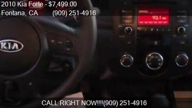 2010 Kia Forte EX 4dr Sedan 4A for sale in Fontana, CA 92335 смотреть онлайн