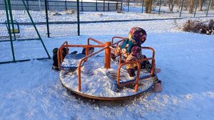 Зимняя игровая площадка для детей