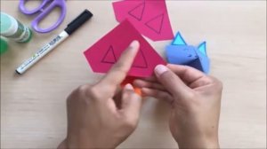 (천지창조-여우 색종이 접기) Bible crafts for Sunday School -God's creation "A fox", Божье творение "лиса"