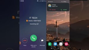 Incoming Record Call Samsung,Huawei,LG,HTC,iPhone,One Plus WhatsApp/Telegram Incoming Screen Call