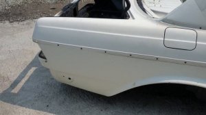 Задняя часть на Mercedes-Benz W123