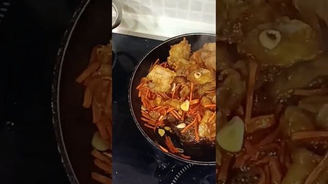 #губаджоу мясо в кисло-сладком соусе #китайская #кухня #29марта