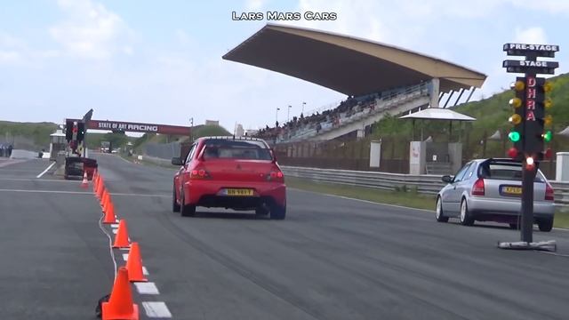 400+hp Mitsubishi Lancer Evo -vs- Lexus GS450h -vs- Nissan GT-R смотреть онлайн