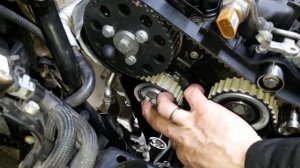 Как правильно установить ремень ГРМ .Timing chain replacement.  WV Caddy III 1.6 TDi