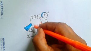 How to draw a birds from letter S | Simple Bird Drawing | Bird Drawing for Beginners #drawing