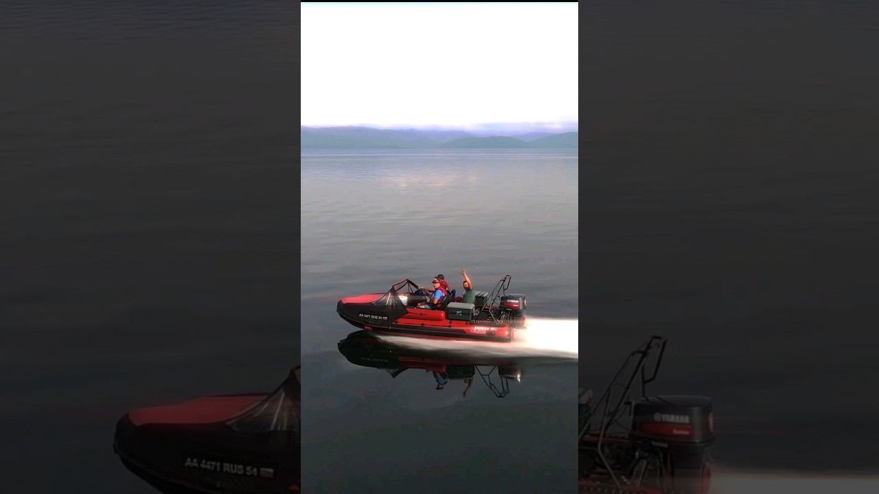 Озеро Байкал  Красивейшая природа Бурятии.  #байкал #водометнаялодка #рыбалка #Бурятия смотреть онлайн