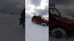 Lada Niva 4x4 Snow test ❄️ Linglong crosswind a/t 225/75/16 tires