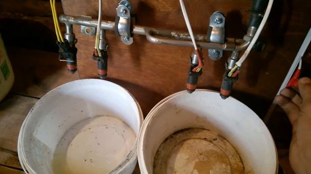 Промывка Димексидом форсунок .Тест проба стенда. Димексид не работает вранье. смотреть онлайн