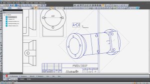 Оформление чертежей в Компас-3D. Урок 5. Произвольные виды