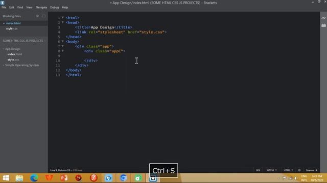 App Design & Operating System Using HTML, CSS & JavaScript | HTML, CSS & Js Project