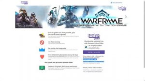 Twitch Prime: Free Trinity Prime & Exclusive Syandana (Warframe)