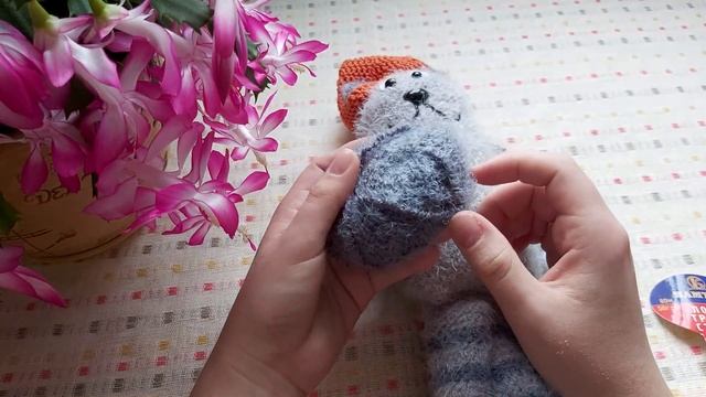 Камтекс Лотос Травка Стрейч: Обзор пряжи, мои впечатления. Связала Кота Баюна: Обзор игрушки смотреть онлайн