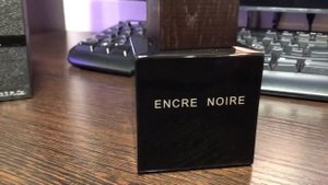 Lalique Encre Noire Распаковка
