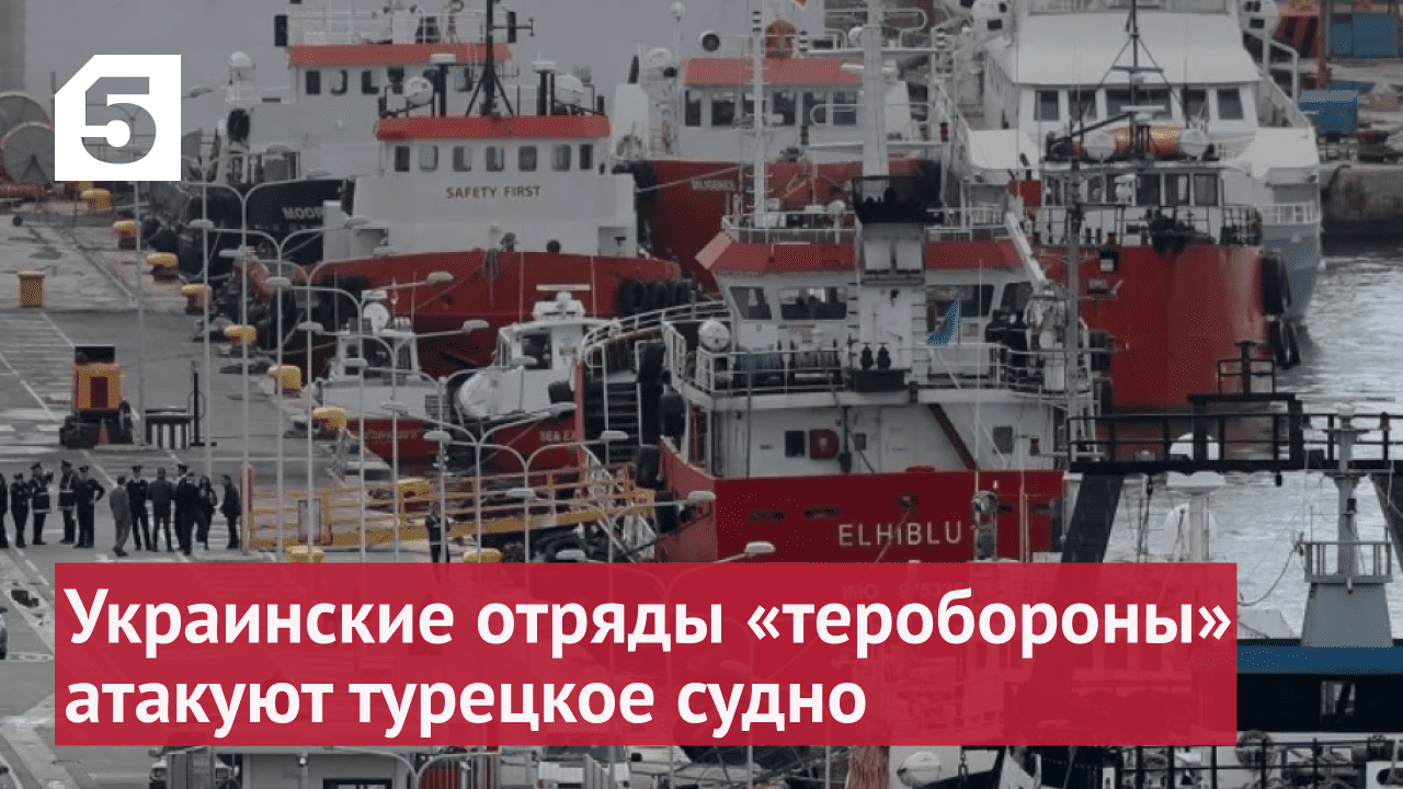 Украинские отряды «теробороны» атакуют турецкое гражданское судно под Одессой