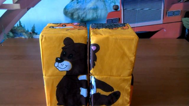 Мягкие кубики Дикие животные, розумна играшка, обзор игрушек смотреть онлайн