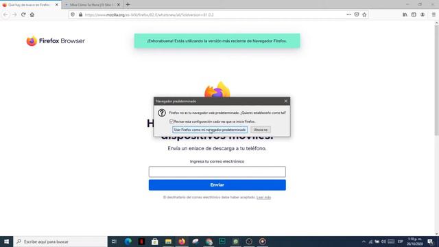 Cómo Poner y Configurar Mozilla Firefox como Navegador Predeterminado en Windows смотреть онлайн