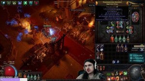 Некромант подрыв трупа 3.17 || Мощный билд для фарма Path of exile Archnemesis