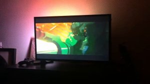 Demo diy ambilight (ws2812b, Raspberry Pi, esp8266)