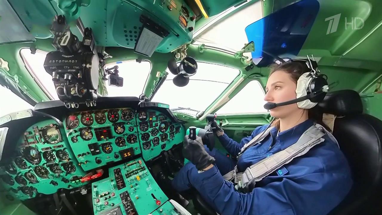 Репортаж о единственной в России женщине - пилоте дальней авиации